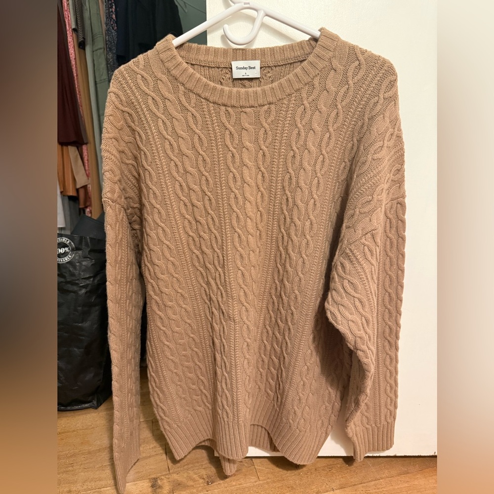 Sunday Best Peggy Cable Knit Sweater